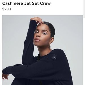 Alo Navy ‘Jet Set’ cashmere set